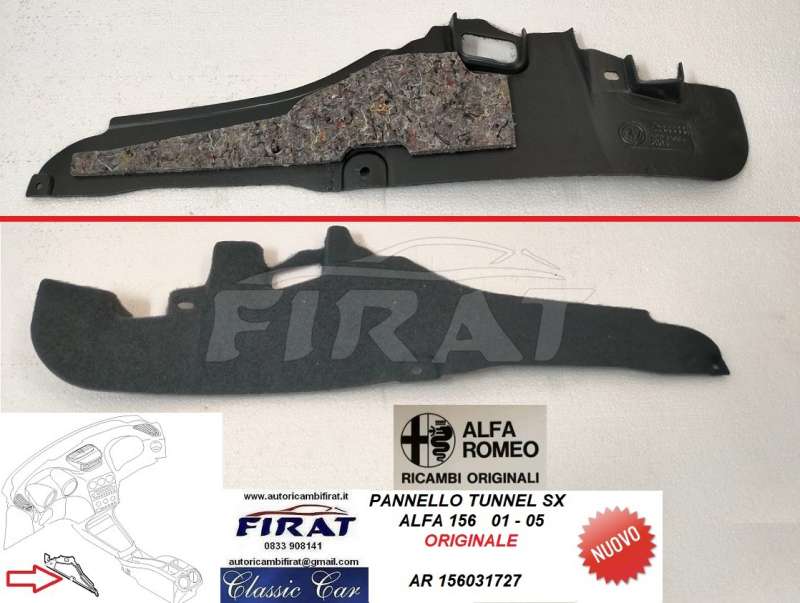 PANNELLO TUNNEL ALFA 156 01-05 SINISTRO (156031727)